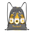 thumbnail image 1 of Drawstring Backpack - Bee Kind Splash Proof Small Drawstring Gym Bag for Women Men, Cinch Sports String Bag Backpack for Travel Swimming Beach, 1 of 8