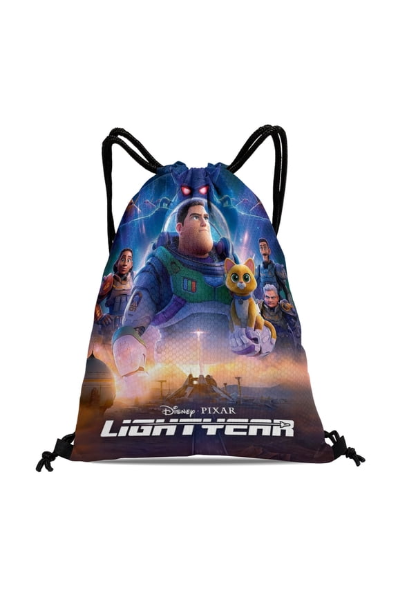 Drawstring Backpack for Buzz Lightyear Drawstring Pocket Adults Women Men Party Favor Bags Sports for Gym Travel Swimming Hiking Camping Tote Bag 11.8 15.7 in