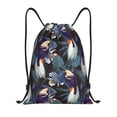 thumbnail image 1 of Drawstring Backpack - Cute Sharp Billed Bird Plant Splash Proof Small Drawstring Gym Bag for Women Men, Cinch Sports String Bag Backpack for Travel Swimming Beach, 1 of 8