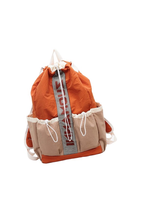 Drawstring Backpack Daypack Swimming String Sackpack for Sports Gym Beach Travel Laptop Backpack Tennis Racket Bag