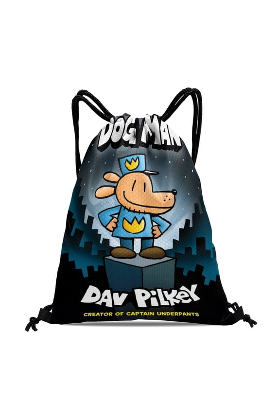 Drawstring Backpack for Dog Man Drawstring Pocket Adults Women Men Party Favor Bags Sports for Gym Travel Swimming Hiking Camping Tote Bag 15.7 × 17.7 in