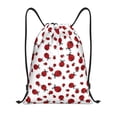 thumbnail image 1 of Drawstring Backpack - Fly Flying Ladybug Splash Proof Small Drawstring Gym Bag for Women Men, Cinch Sports String Bag Backpack for Travel Swimming Beach, 1 of 8
