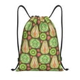 thumbnail image 1 of Drawstring Backpack - Fruits 1 Splash Proof Small Drawstring Gym Bag for Women Men, Cinch Sports String Bag Backpack for Travel Swimming Beach, 1 of 8