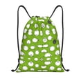 thumbnail image 1 of Drawstring Backpack - Funny Sheep Doing Yoga Splash Proof Small Drawstring Gym Bag for Women Men, Cinch Sports String Bag Backpack for Travel Swimming Beach, 1 of 8