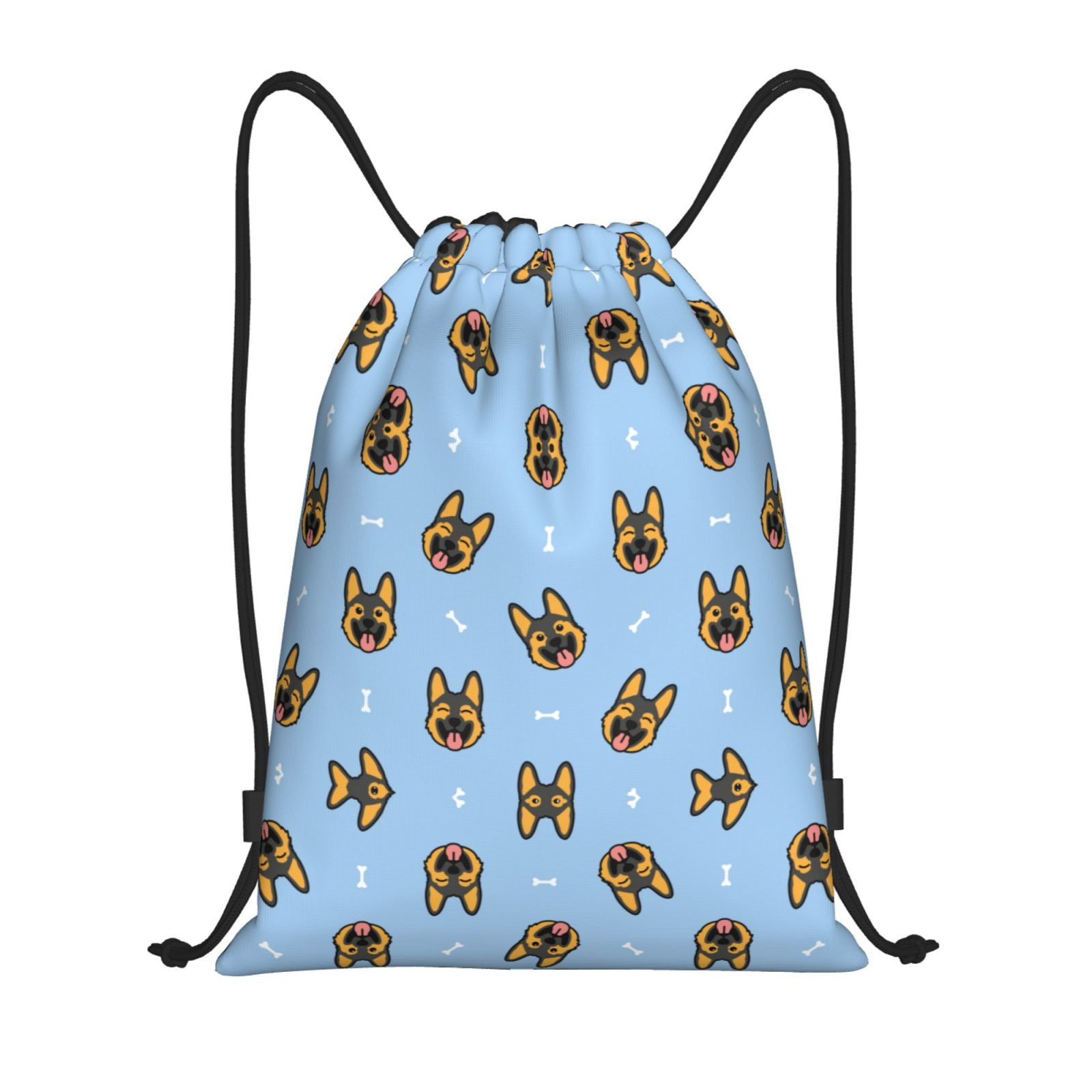 Drawstring Backpack - German Shepherd Puppy Splash Proof Small ...