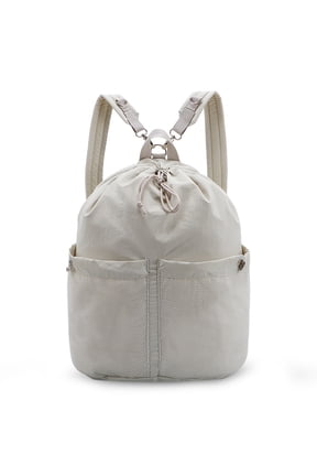 Drawstring Backpack Sports Gym Bag Water Resistant String Bag Cinch Sackpack with Zipper Pocket for Shopping Sport Yoga