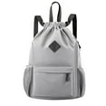 thumbnail image 1 of Drawstring Backpack, Large Capacity Backpack, Sports and Leisure Use, Durable Cloth Material, Multi-Functional Outdoor Travel Bag, 1 of 7