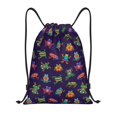 thumbnail image 1 of Drawstring Backpack - Mexican Frogs Splash Proof Small Drawstring Gym Bag for Women Men, Cinch Sports String Bag Backpack for Travel Swimming Beach, 1 of 8