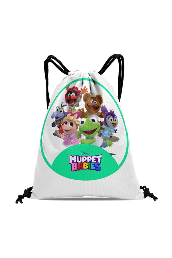 Drawstring Backpack for The Muppets The Muppets Drawstring Pocket Adults Women Men Party Favor Bags Sports for Swimming Gym Travel Hiking Camping Tote Bag 11.8 15.7 in