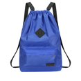 thumbnail image 1 of Drawstring Backpack Nylon Large Capacity, Lightweight Outdoor Sports Travel Backpack, Versatile Cinch Top Bag with Dry-Wet Separation for Swimming, Gym, Camping, and Hiking, 1 of 6