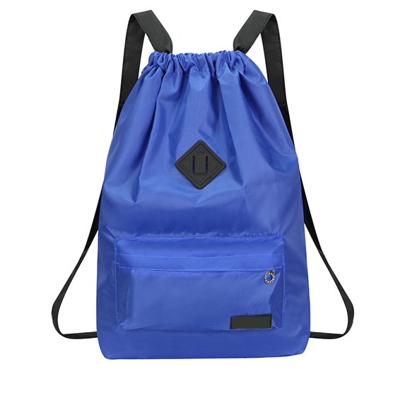 Drawstring Backpack Nylon Large Capacity, Lightweight Outdoor Sports Travel Backpack, Versatile Cinch Top Bag with Dry-Wet Separation for Swimming, Gym, Camping, and Hiking