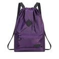 thumbnail image 1 of Drawstring Backpack Nylon Large Capacity, Lightweight Outdoor Sports Travel Backpack, Versatile Cinch Top Bag with Dry-Wet Separation for Swimming, Gym, Camping, and Hiking, 1 of 6