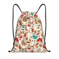 Drawstring Backpack, Paisley Pattern No.90101 Light Waterproof Sports ...