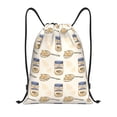 thumbnail image 1 of Drawstring Backpack - Peanuts Splash Proof Small Drawstring Gym Bag for Women Men, Cinch Sports String Bag Backpack for Travel Swimming Beach, 1 of 8