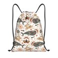 thumbnail image 1 of Drawstring Backpack - Ramadan whale Splash Proof Small Drawstring Gym Bag for Women Men, Cinch Sports String Bag Backpack for Travel Swimming Beach, 1 of 8