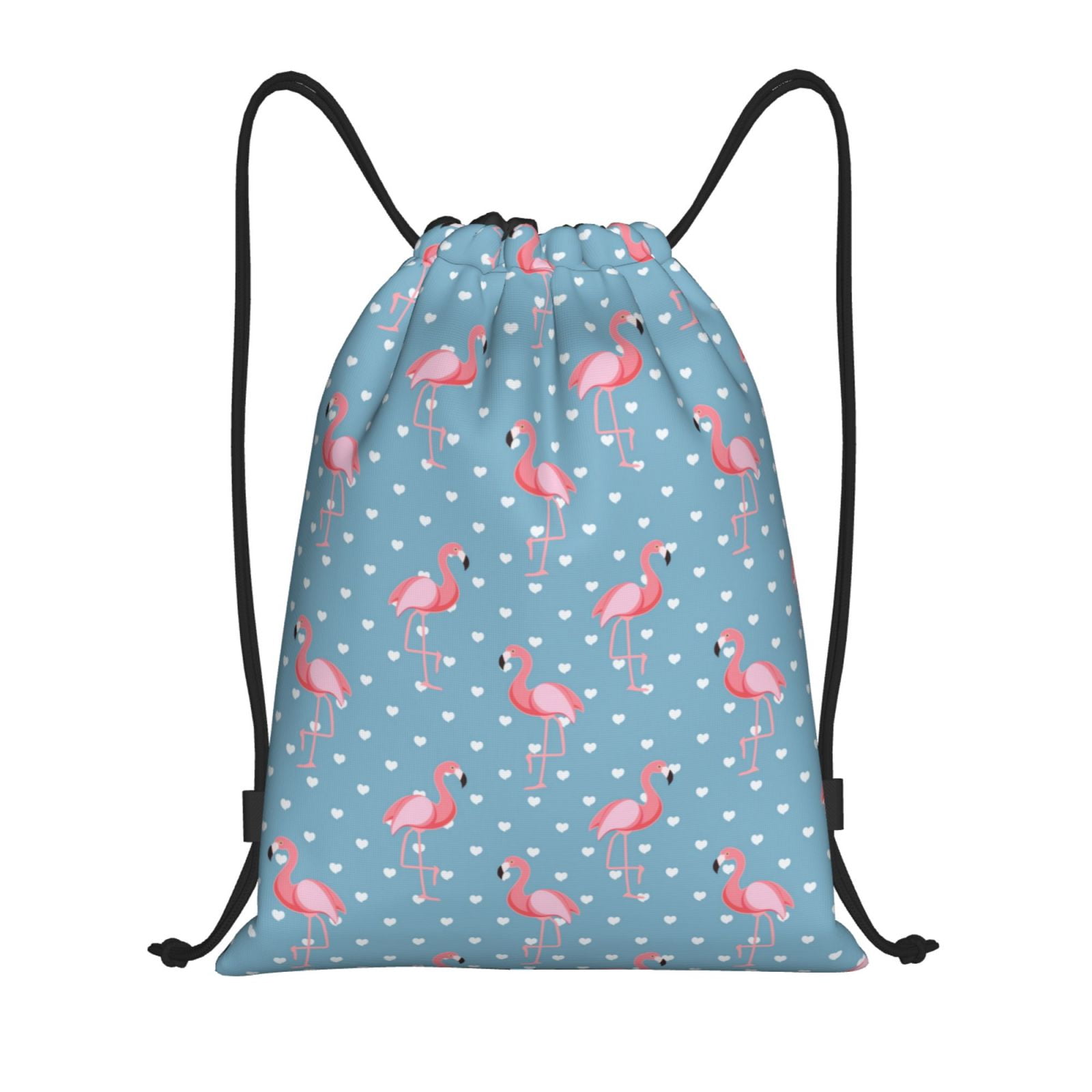 String Backpack Red Drawstring Backpack, Red Bird Light Waterproof Sports Gym Bag Draw ...