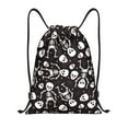 thumbnail image 1 of Drawstring Backpack - Skeleton Splash Proof Small Drawstring Gym Bag for Women Men, Cinch Sports String Bag Backpack for Travel Swimming Beach, 1 of 8