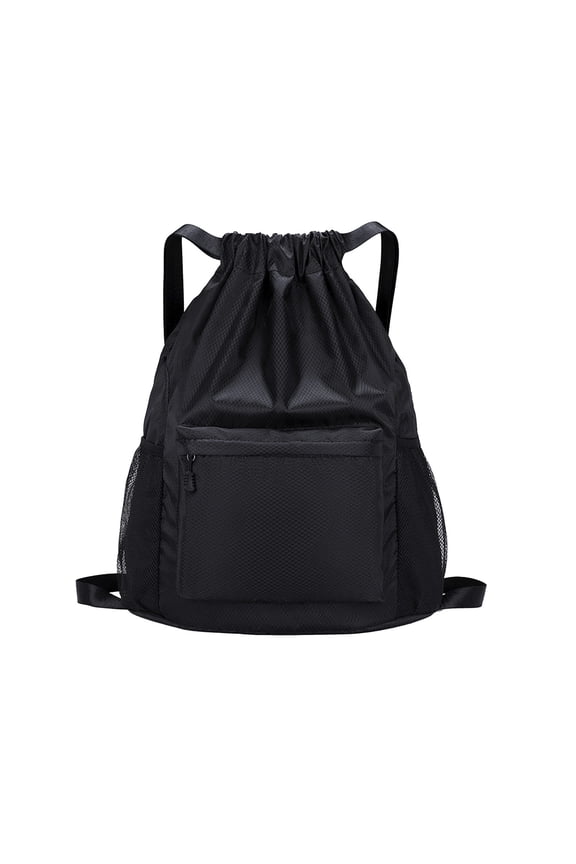 Drawstring Backpack Sports Bag Drawstring Pouch for Fitness Travel Swimming Beach Gym Outdoor Lightweight Carry Sack