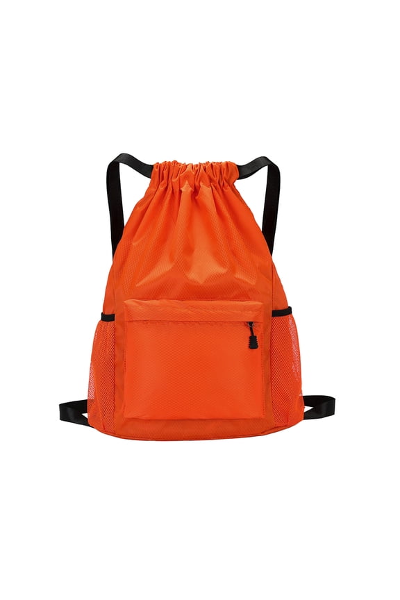 Drawstring Backpack Sports Bag Drawstring Pouch for Fitness Travel Swimming Beach Gym Outdoor Lightweight Carry Sack
