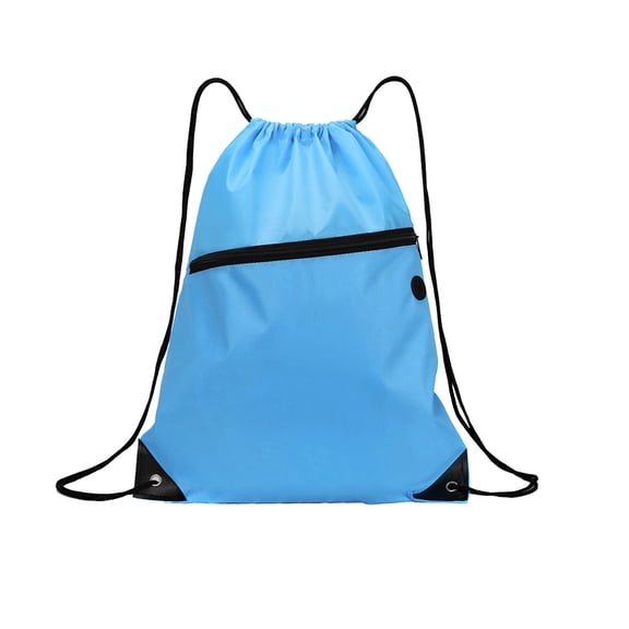 Drawstring Backpack Sports Bag Drawstring Pouch for Fitness Travel Swimming Beach Gym Outdoor Lightweight Carry Sack