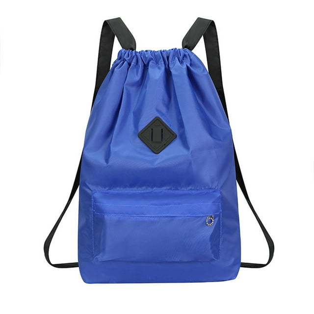 Drawstring Backpack Sports Gym Bag with Shoes Compartment, Water ...