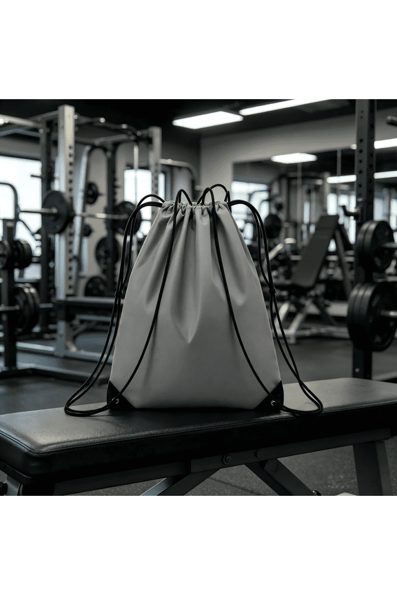 Drawstring Backpack Sports Gym String Bag, Water Resistant Nylon Sackpack Reinforced Bottom, Large Capacity Portable Cinch Backpack for Soccer Basketball Hiking Camping