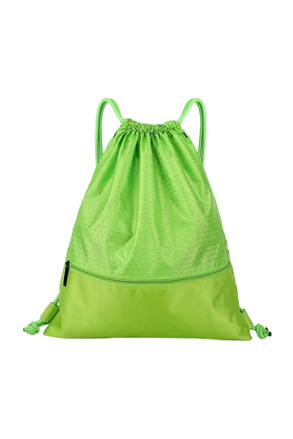 Drawstring Backpack String Bag Sackpack Water Resistant Nylon for Gym Shopping Sport Yoga