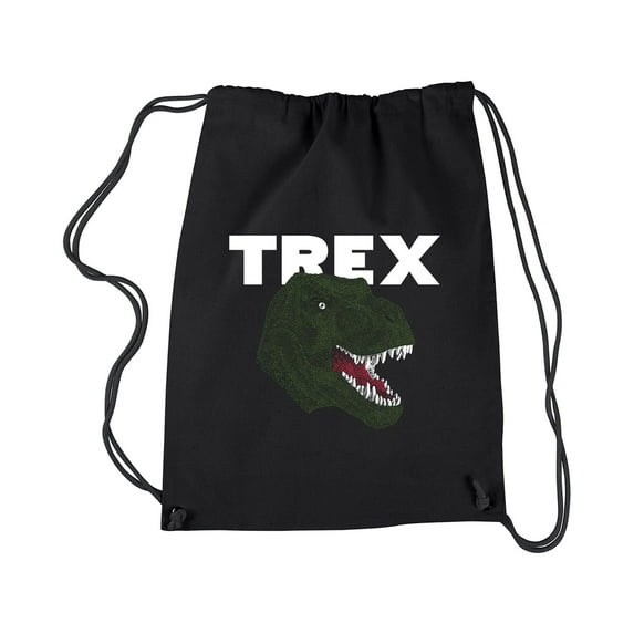 Drawstring Backpack - T-Rex Head