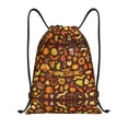 thumbnail image 1 of Drawstring Backpack - Thanksgiving Autumn Splash Proof Small Drawstring Gym Bag for Women Men, Cinch Sports String Bag Backpack for Travel Swimming Beach, 1 of 8