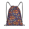 thumbnail image 1 of Drawstring Backpack - Thanksgiving Turkey K Splash Proof Small Drawstring Gym Bag for Women Men, Cinch Sports String Bag Backpack for Travel Swimming Beach, 1 of 8