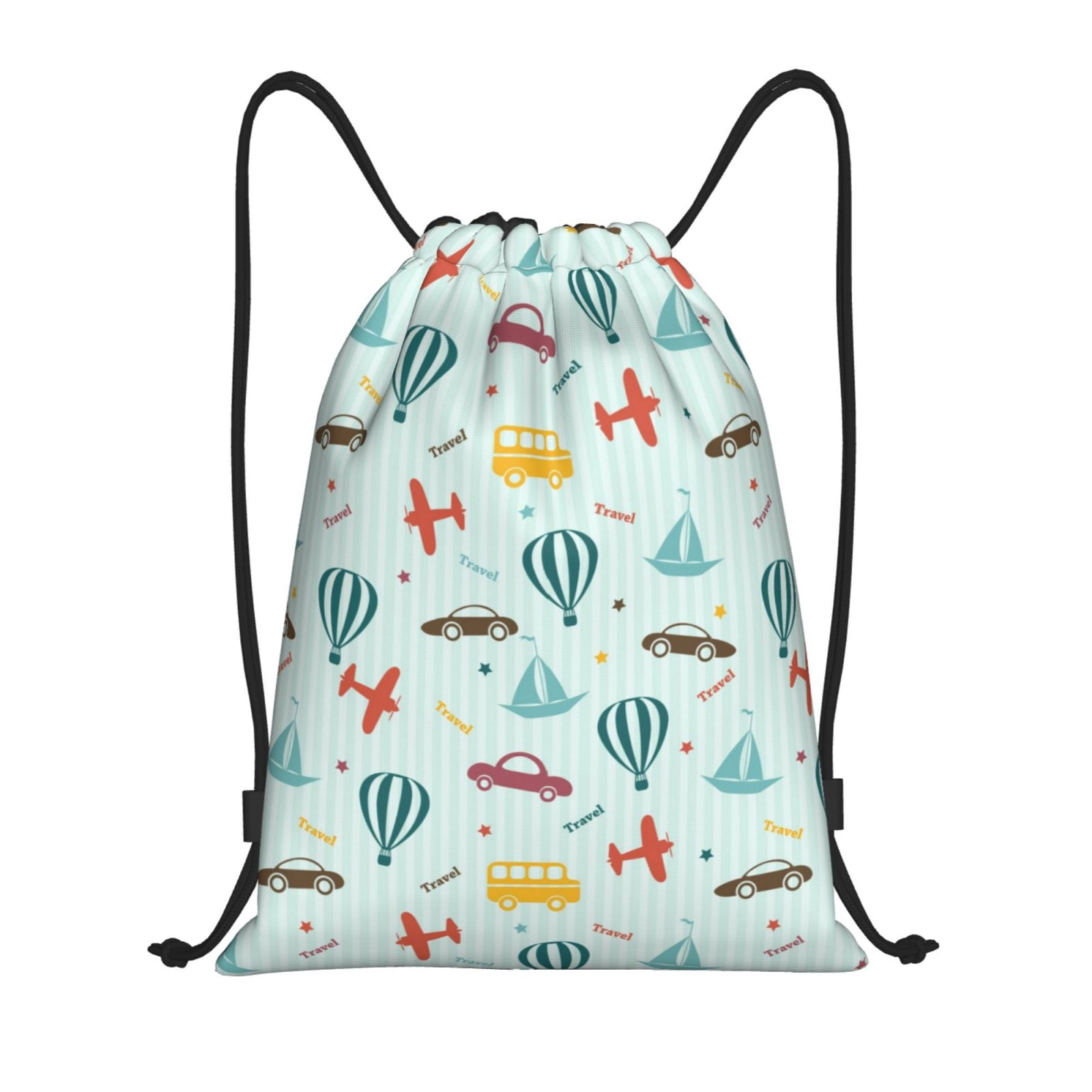 Urban Backwoods Rainbow Peace Symbol Drawstring Bag - 100% Cotton Gym Sack (38 X 46 Cm)