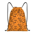 thumbnail image 1 of Drawstring Backpack - Trick Or Treat Splash Proof Small Drawstring Gym Bag for Women Men, Cinch Sports String Bag Backpack for Travel Swimming Beach, 1 of 8