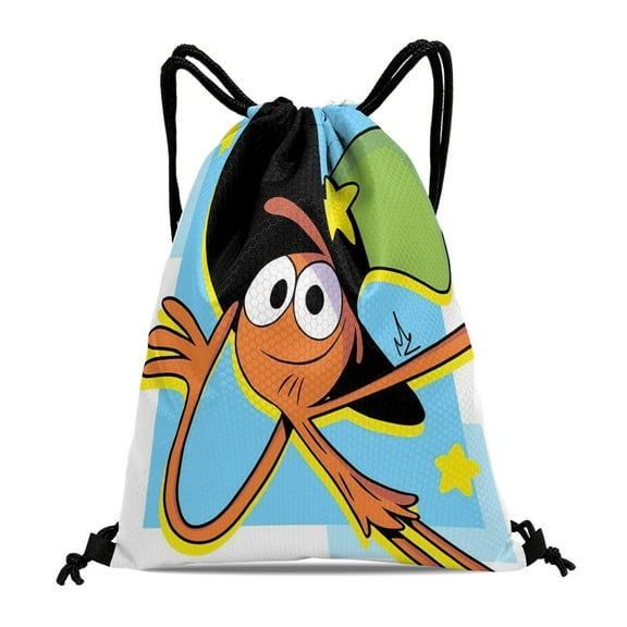 Drawstring Backpack for Wander Over Yonder Wander Over Yonder Drawstring Pocket Adults Women Men Party Favor Bags Sports for Swimming Gym Travel Hiking Camping Tote Bag 15.7 × 17.7 in