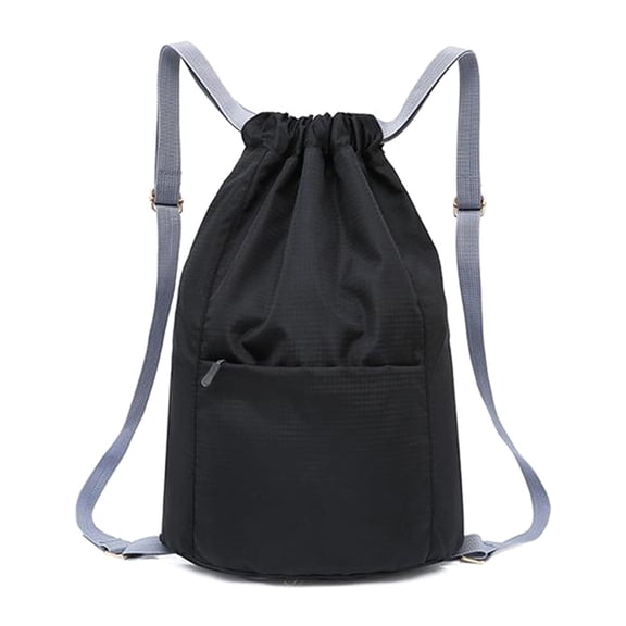 Drawstring Backpack, Waterproof Gym Sacks Unisex Travelling Shoulders Bag for School Large Drawstring Bag Sport Backpack