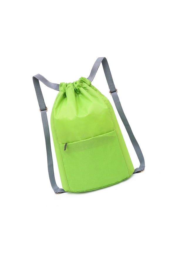 Drawstring Backpack, Waterproof Gym Sacks Unisex Travelling Shoulders Bag for School Large Drawstring Bag Sport Backpack