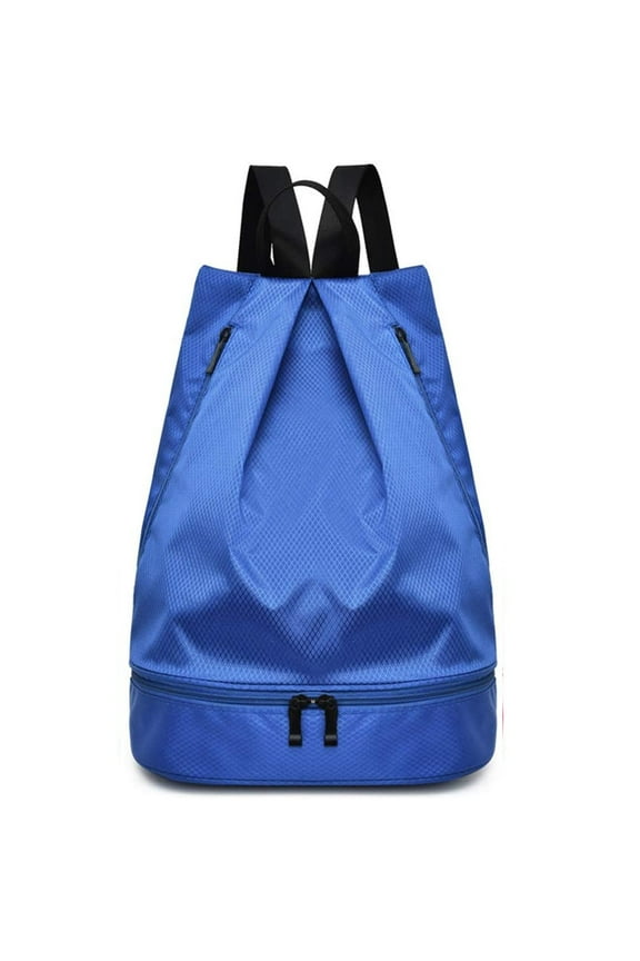 Drawstring Backpack With Mesh Pockets Waterproof Sport Gym Backpack Large Beach Bag Soccer Bag Sackpack for Men Women