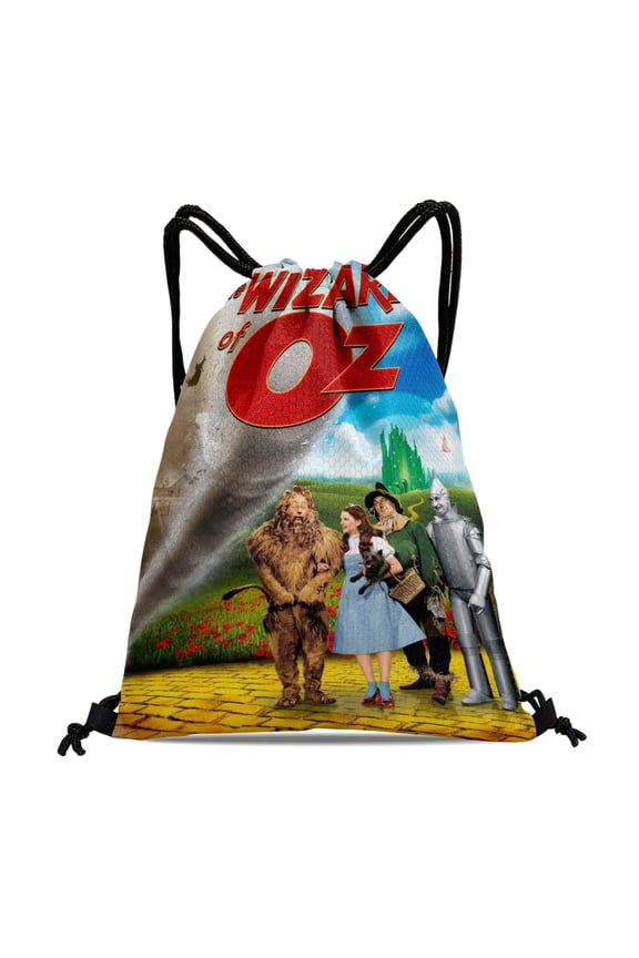 Drawstring Backpack for The Wizard Of Oz Sackpack Adults Women Men Party Favor Bags Sports for Gym Travel Swimming Hiking Camping Tote Bag 11.8 15.7 in