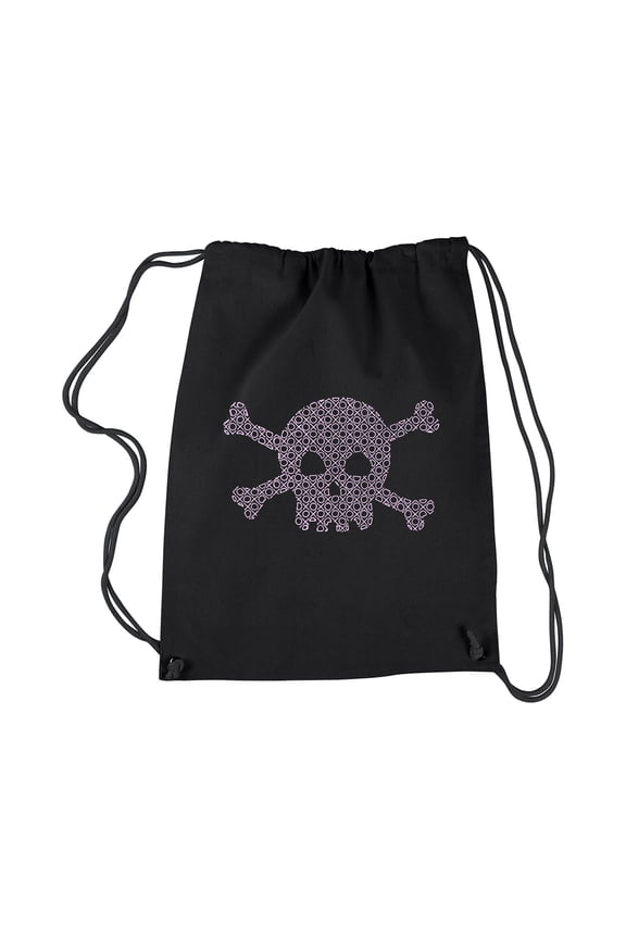 Drawstring Backpack - XOXO Skull
