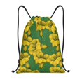 thumbnail image 1 of Drawstring Backpack - Yellow Calla Lily Flowers Splash Proof Small Drawstring Gym Bag for Women Men, Cinch Sports String Bag Backpack for Travel Swimming Beach, 1 of 8