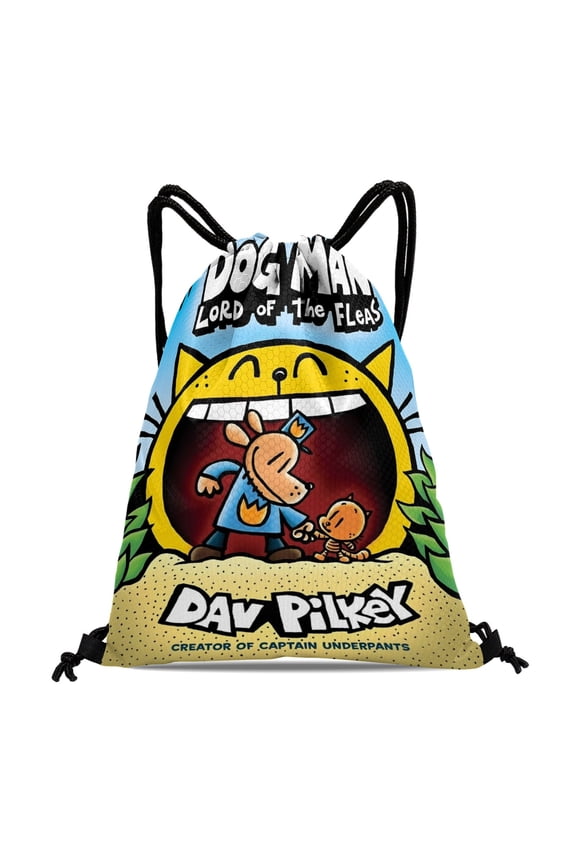 Drawstring Backpack for Dog Man Party Favor Bags Sackpack Adults Women Men Sports for Gym Travel Swimming Hiking Camping Tote Bag 15.7 × 17.7 in