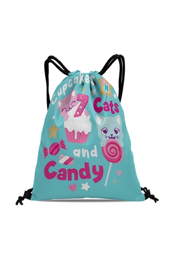 Drawstring Backpack for Like Nastya Sackpack Women Men Adults Party Favor Bags Sports for Hiking Camping Gym Travel Swimming Tote Bag 11.8 × 15.7 in