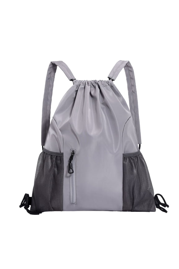 Drawstring Backpack for Women, Waterproof Drawstring Gym Bag for Men, Small Cinch Sack for Basketball, Pull String Sport Bag for Soccer