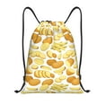 thumbnail image 1 of Drawstring Backpack - potato chips fries Splash Proof Small Drawstring Gym Bag for Women Men, Cinch Sports String Bag Backpack for Travel Swimming Beach, 1 of 8
