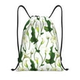Drawstring Backpacks, Calla Lily Flowers Bloom Draw String Gym Back