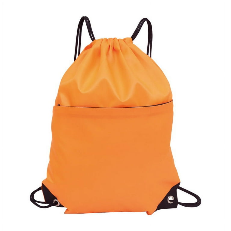 Heavy duty drawstring backpack hot sale