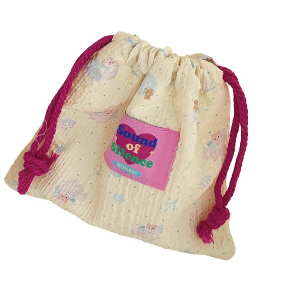 Drawstring Bag Cosmetic Storage Pouch Lovely Makeup Bag Portable Storage Bag Small Bag for Cloth Toy Travel Items