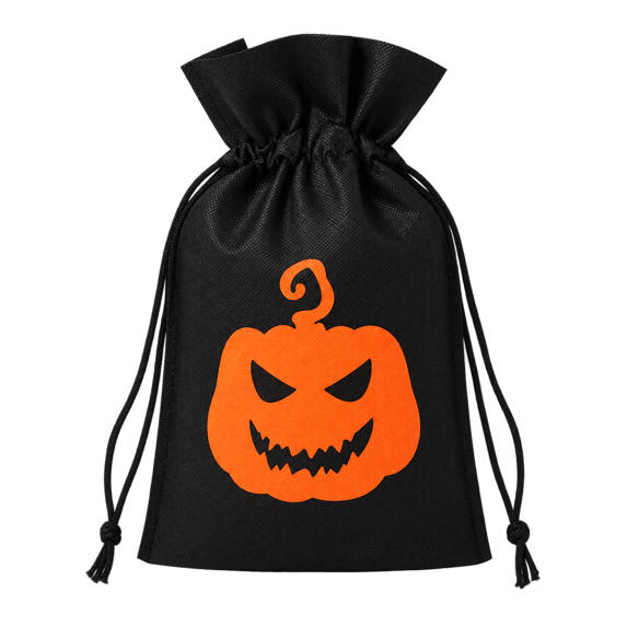Drawstring Bag Halloween Candy Bags Pumpkin Gift Bag Multi-functional Drawstring Storage Pouch Halloween Packaging Coin Purse Jewelry OrganizerItem