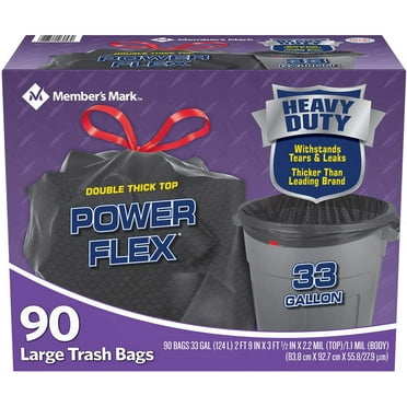 Drawstring Bags - 33 gal. - 90 Count