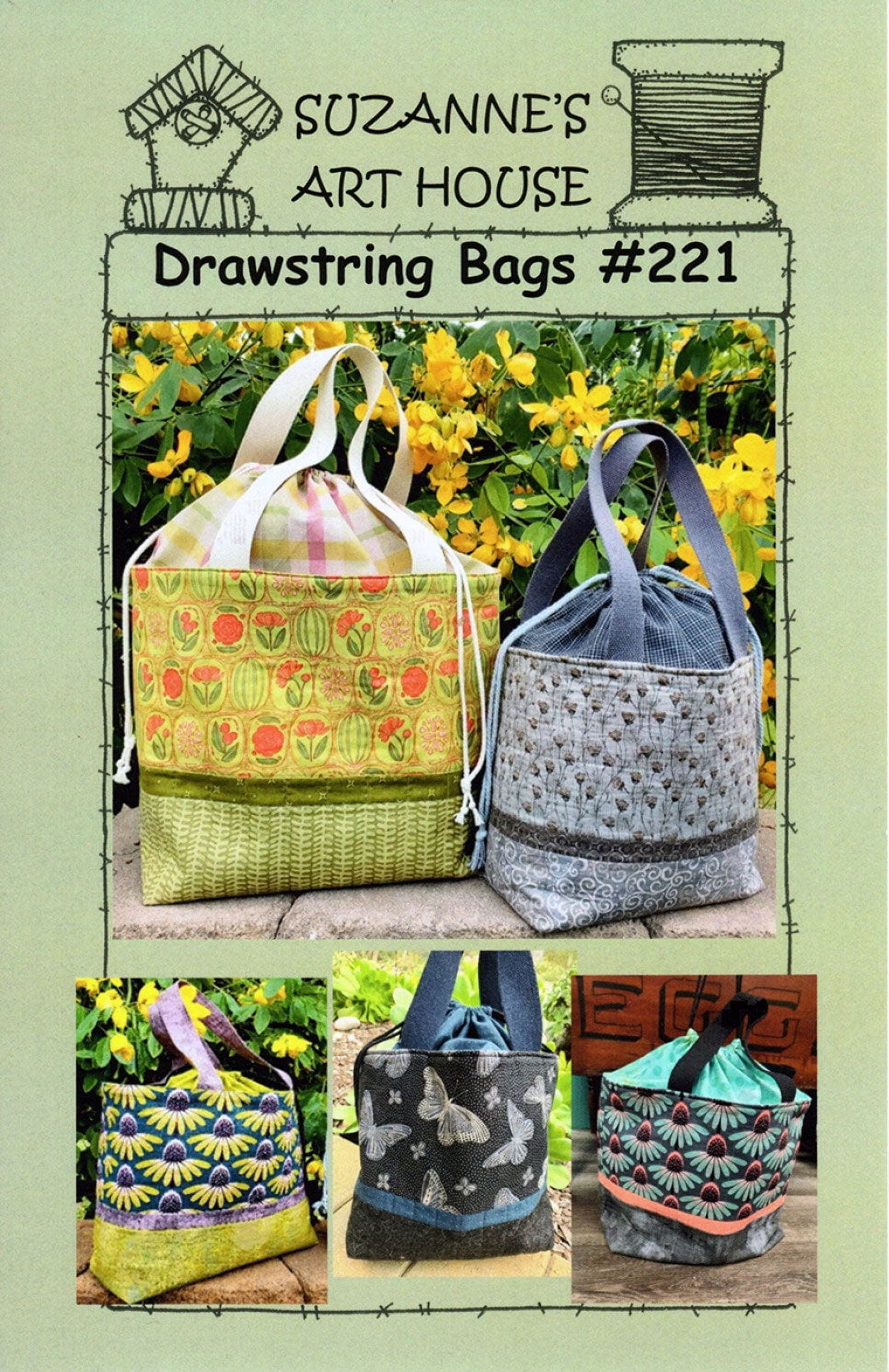 Drawstring Bags Pattern by Suzanne's Art House - Walmart.com