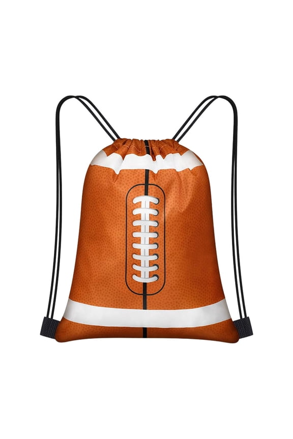 Drawstring Bags Set Bulk, Waterproof Beach Pack for Soccer Baseball Basketball Football Gift Party, 12 x 10 Inch Sport Style Ball-Themed Party Drawstring Backpack Pouch Polyester Birthday Gift Bag